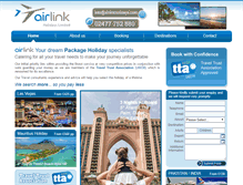 Tablet Screenshot of airlinkholidays.com